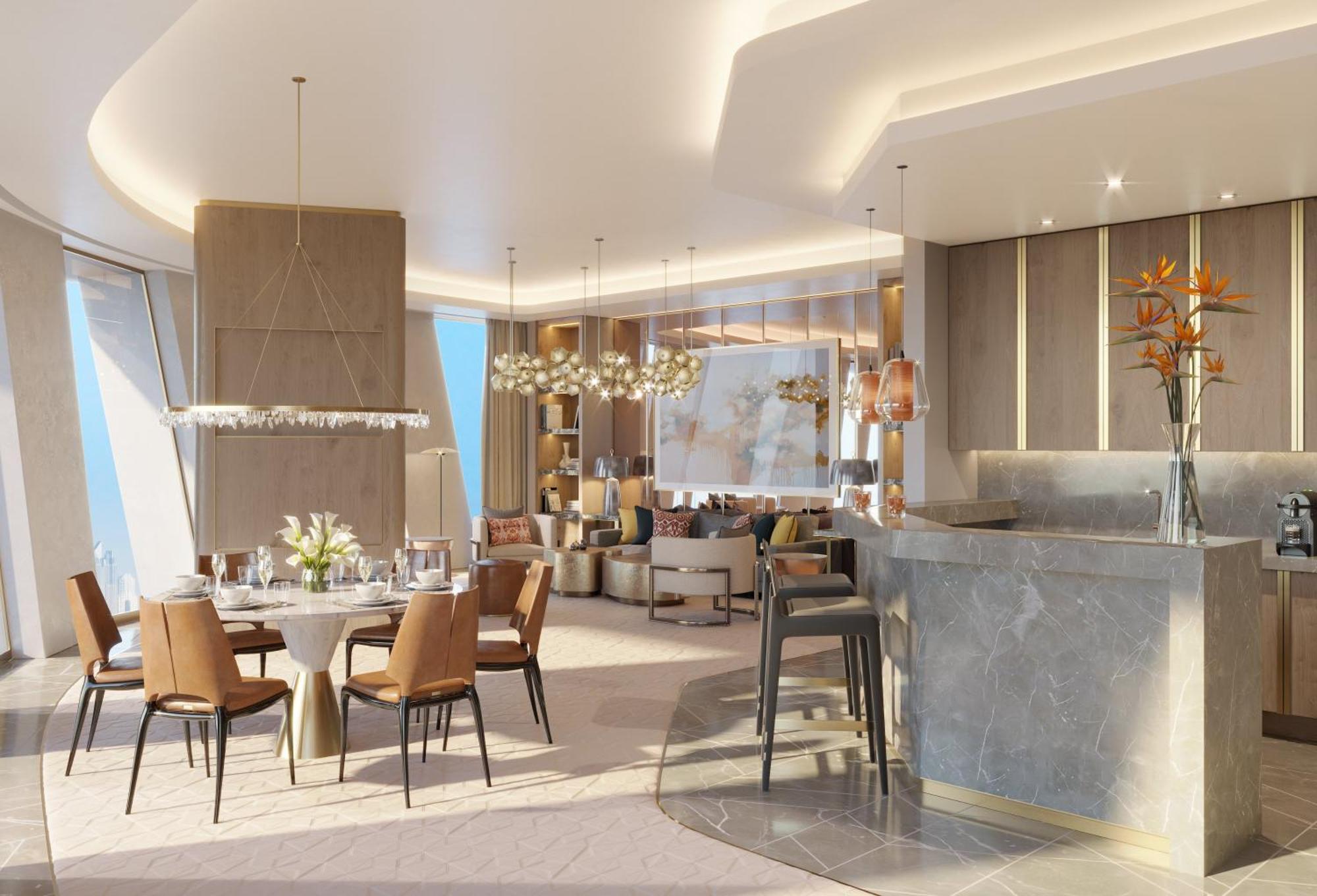 Mandarin Oriental Downtown, Dubai Hotell Eksteriør bilde